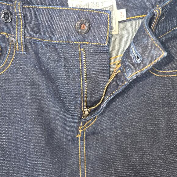 Rugby Ralph Lauren Y2K Denim Micro Mini Skirt Size 28 Dark Wash Vintage - Picture 6 of 10